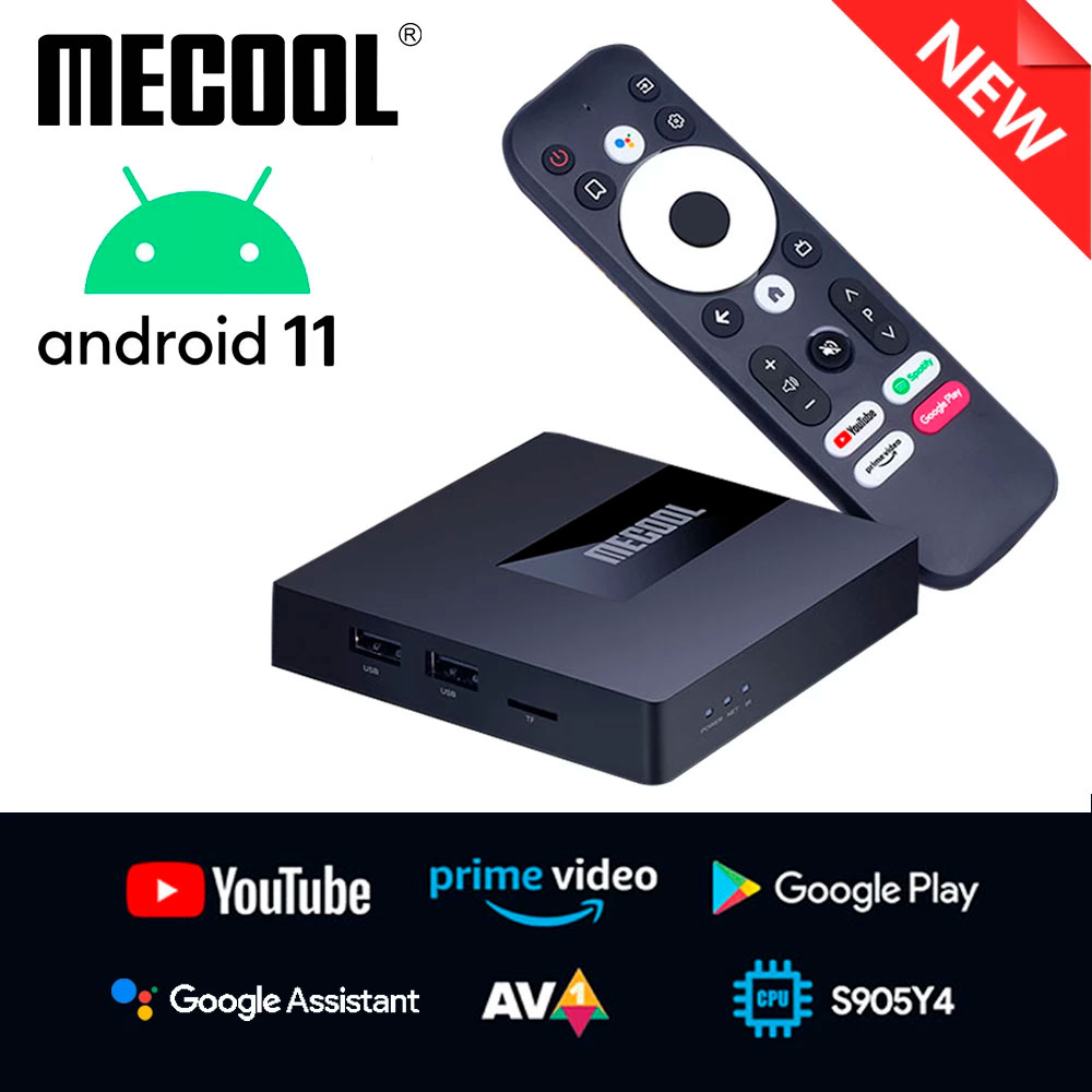 Tv Box Mecool Km K Android Tv Certificada Pelo Google Amlogic