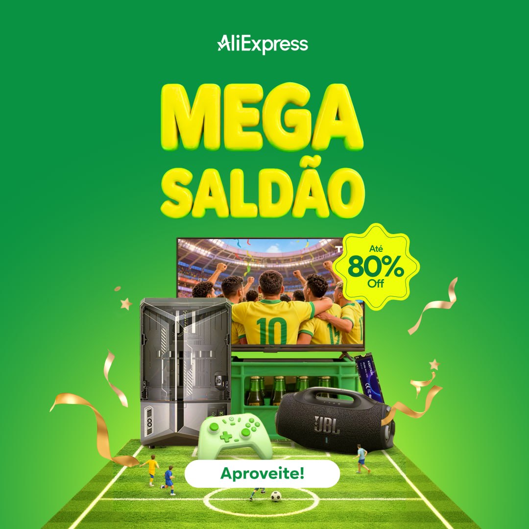 Novo Evento no AliExpress: MEGA SALDÃO