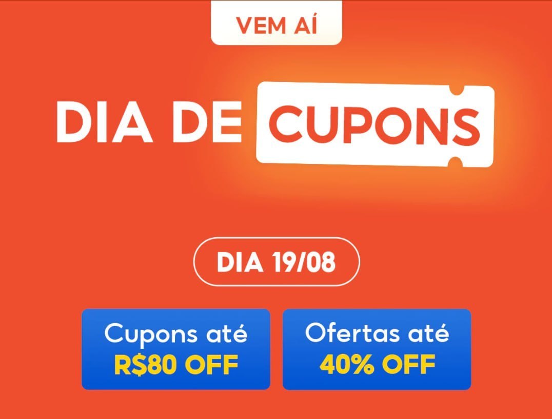 ÚLTIMOS CUPONS RENOVADOS HOJE NA SHOPEE