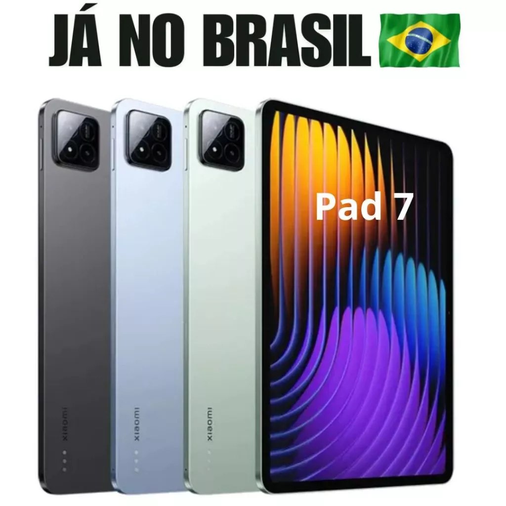 Xiaomi Pad 7 Wi-fi 256/8GB 128/8GB Ram HyperOS 2 Android 15 Snapdragon 7+ Gen 3 Tela 11.2" 3.2K 144Hz 8850mAh