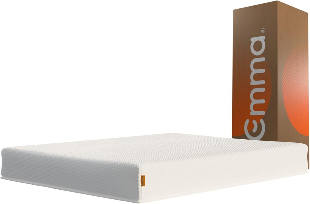 Colchão Queen Emma Basics 17 cm 158x198 cm Espuma D28 17cm com Tecnologia Alemã, Firmeza Ideal, Suporte Confortável, 100 Noites de Teste e 5 Anos de Garantia
