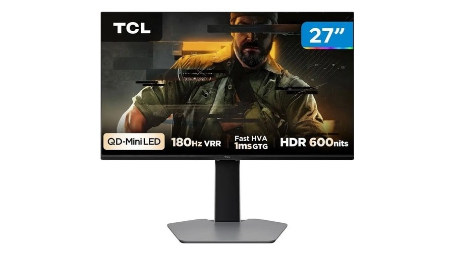 Monitor Gamer TCL 27" Quad HD MiniLED 180Hz 27G64