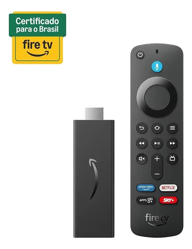 Fire TV Stick Full HD (Última geração) | Com controle remoto por voz com Alexa