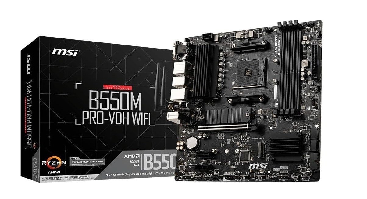 Placa-Mãe MSI B550M PRO-VDH WIFI