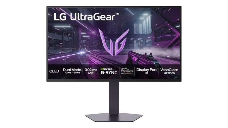 Monitor LG OLED UltraGear 27GX790B-B 27", 540Hz Dual-Mode, QuadHD, 0.02ms