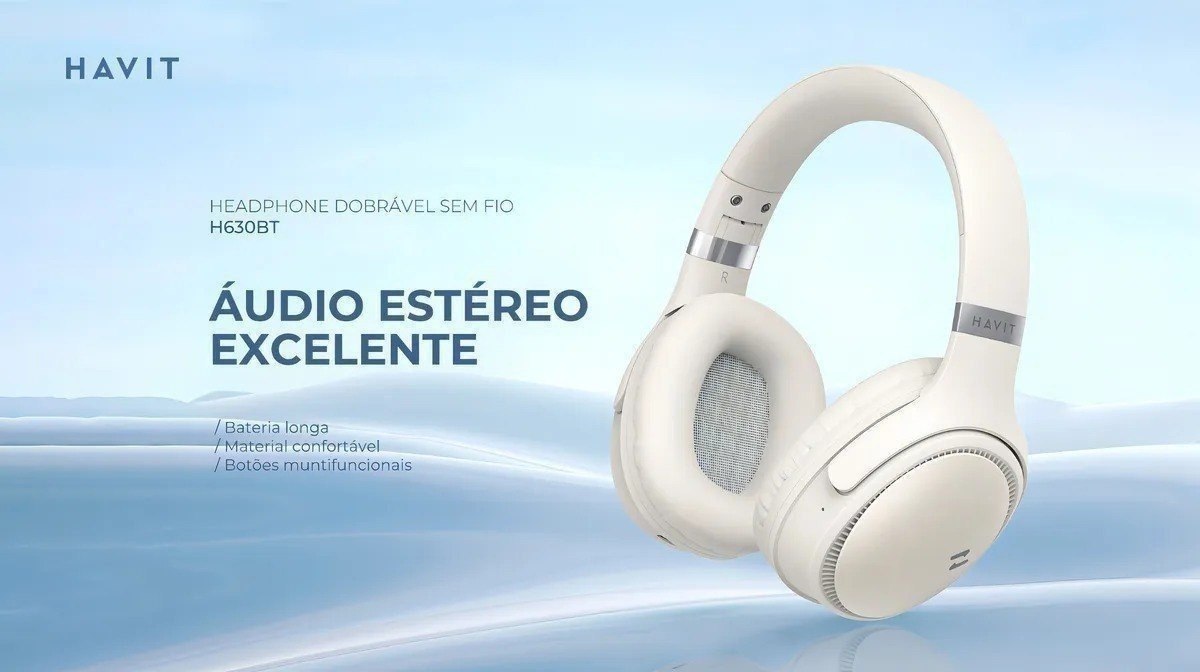 Headset Gamer Havit H630bt Bluetooth 5.3 On-ear 3d (varias cores)
