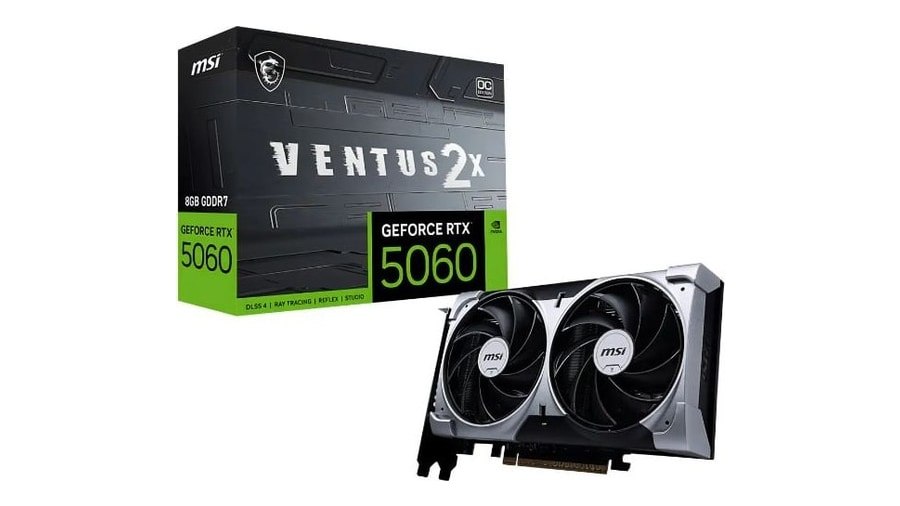Placa De Vídeo Msi Nvidia Geforce Rtx 5060 8GB Oc Gddr7