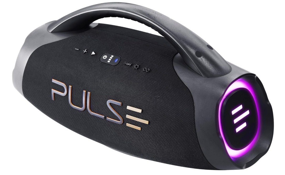 Caixa de Som Bluetooth Pulse X Boombox 220W RMS, Resistente a Água e com Iluminação LED – SP626