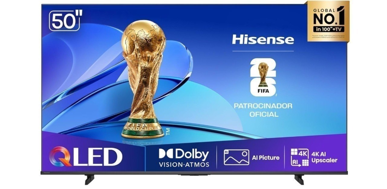 Hisense Smart TV UHD 4K QLED 50" Polegadas 50Q6QV