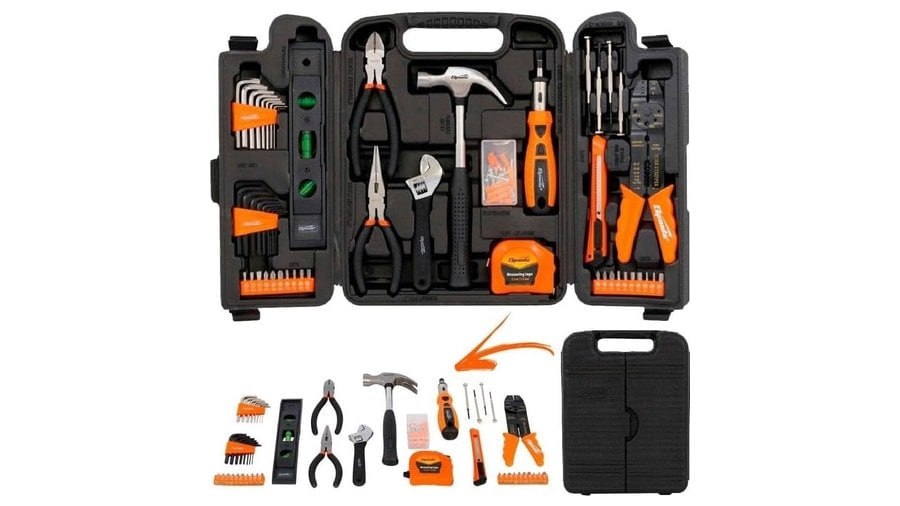 Sparta Maleta de ferramentas kit com 129 peças