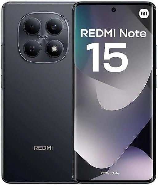 Smartphone Xiaomi Redmi Note 15 Preto 8GB RAM 256GB