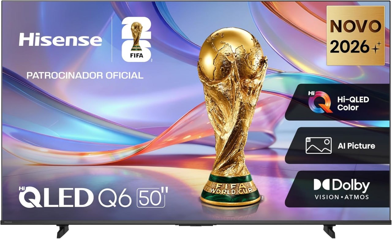 Hisense Smart TV 4K Hi-QLED 50" - Dolby Vision HDR10+ Dolby Atmos
