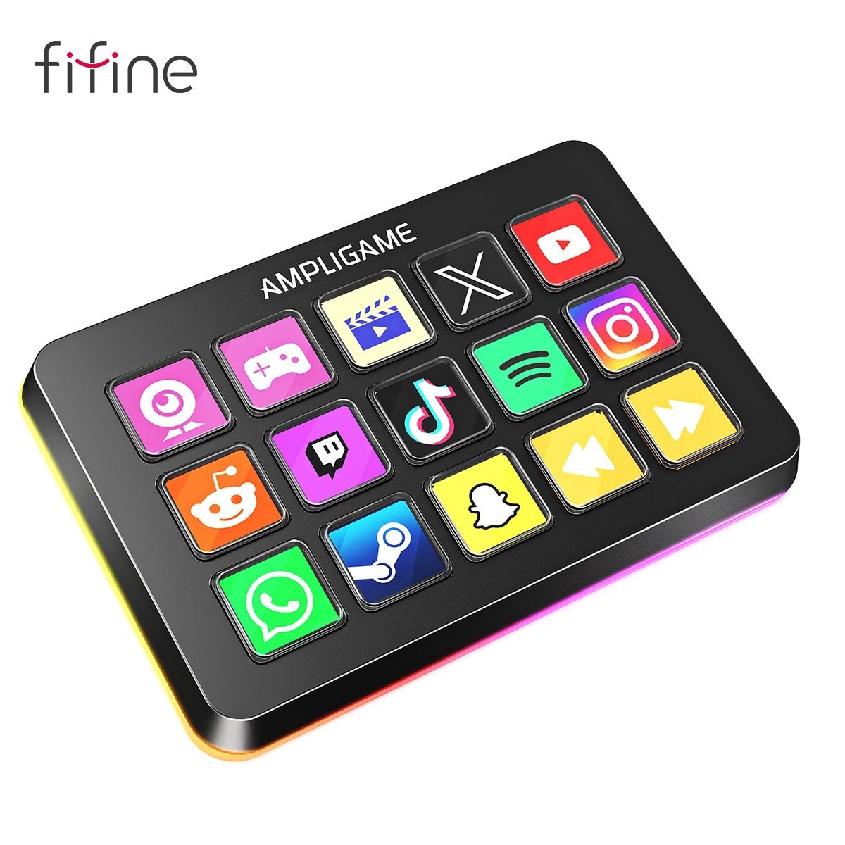 Controlador de transmissão FIFINE D6Selecione Envio Do Brasil