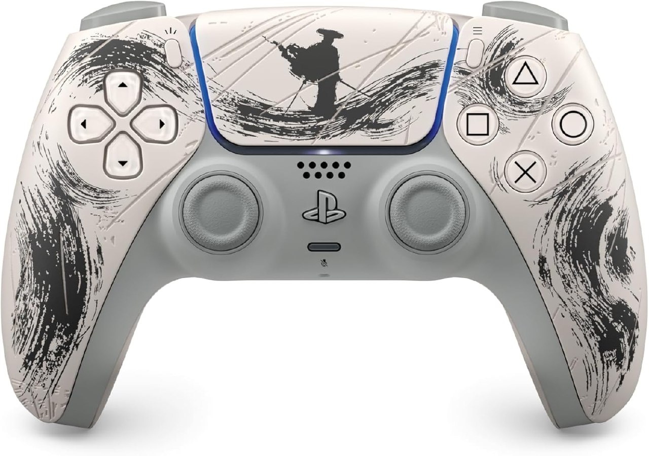 Controle sem fio DualSense - Edição Limitada Black: Ghost of Yōtei - PlayStation 5 PS5