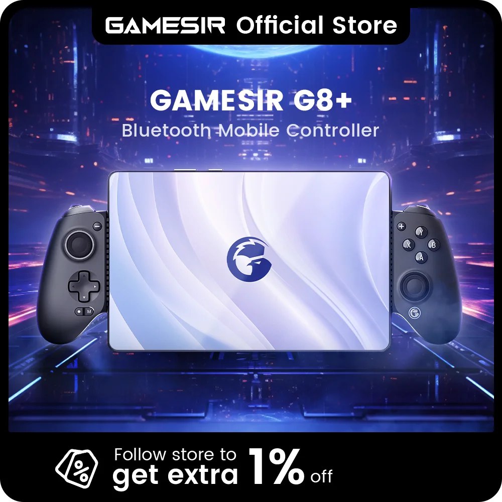 GameSir G8+ Controle Bluetooth com Efeito Hall para Nintendo Switch 2