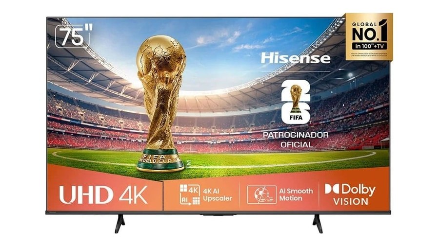 Smart Tv 4k 75” " Hisense Com Dolby Vision