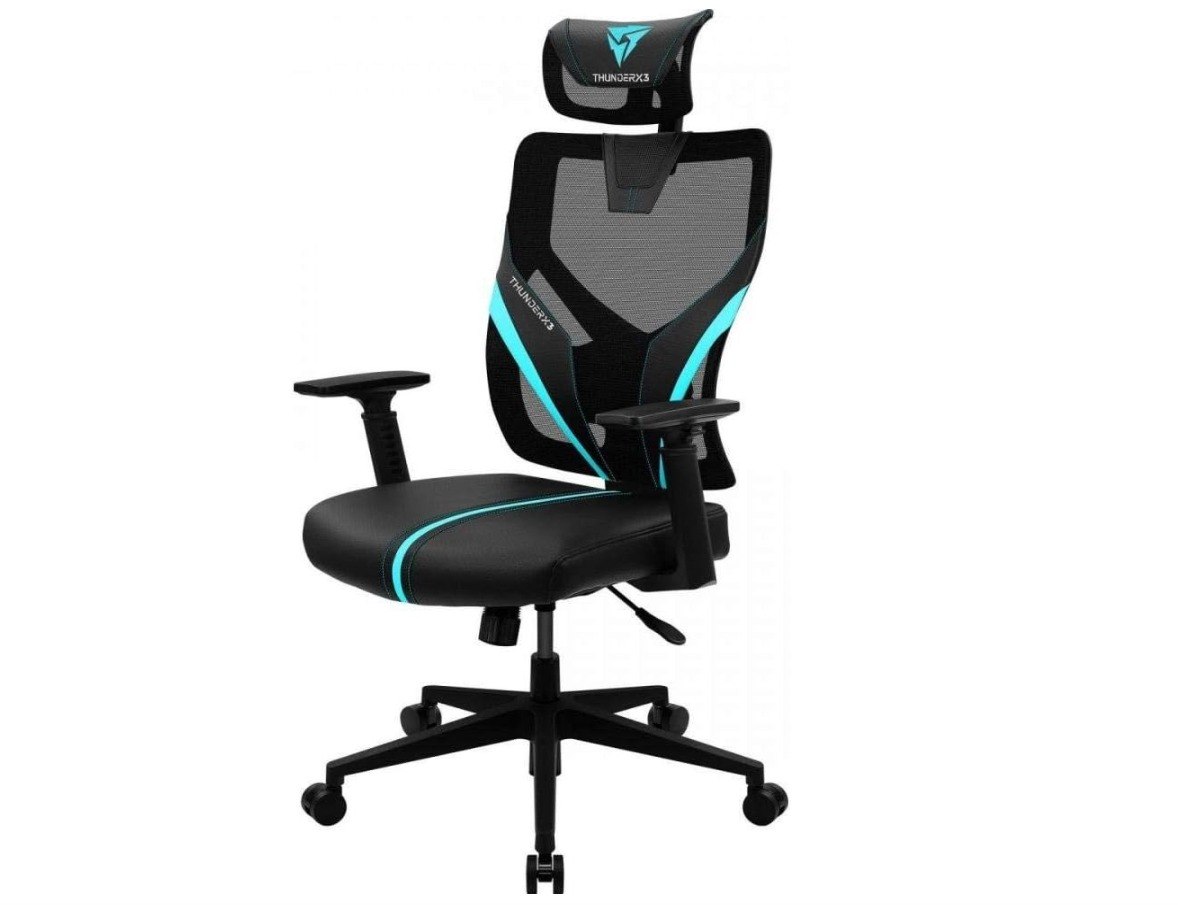Cadeira Ergonômica Yama1 Ciano ThunderX3