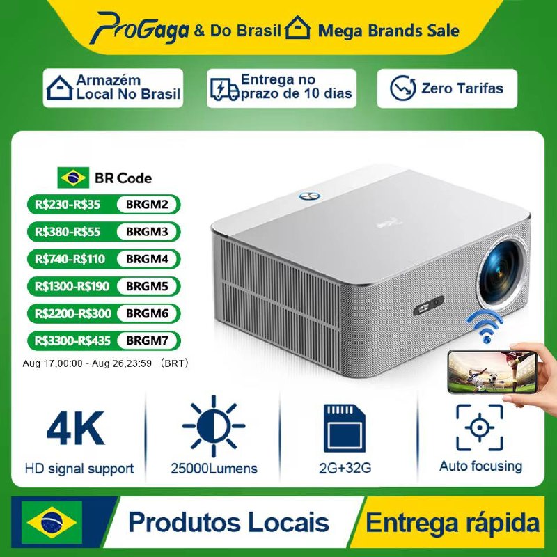 PROJETOR PROGAGA PG610W