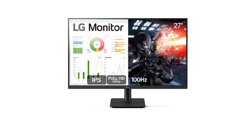 MONITOR GAMER 27” LG IPS 100HZ FULL HD 27MS500-B