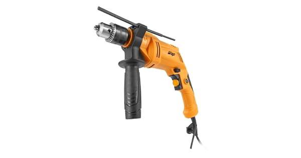 WAP Parafusadeira e Furadeira Impacto 3/8" Wf 700FE W2, Limitador de Profundidade e Empunhadeira Auxiliar 40Nm 700W 220V
