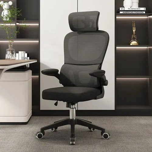 Cadeira Escritório Ergonômica Giratória com Apoio Lombar da Python Fly