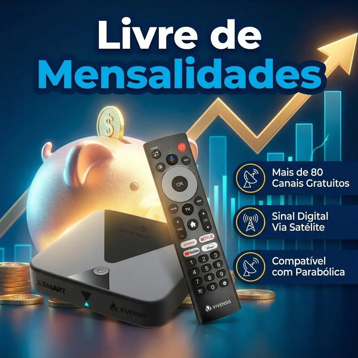 Android tv Certificado + Netflix 4k