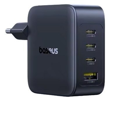 Carregador Baseus GaN 140W 4 Portas