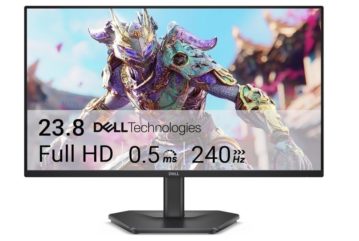 Monitor Dell 24" Full HD (1920 x 1080) - 240 Hz - Painel IPS, 0,5 ms GtG, Brilho de 300 nits, Conforto Ocular TÜV 3 Estrelas - SE2426HG