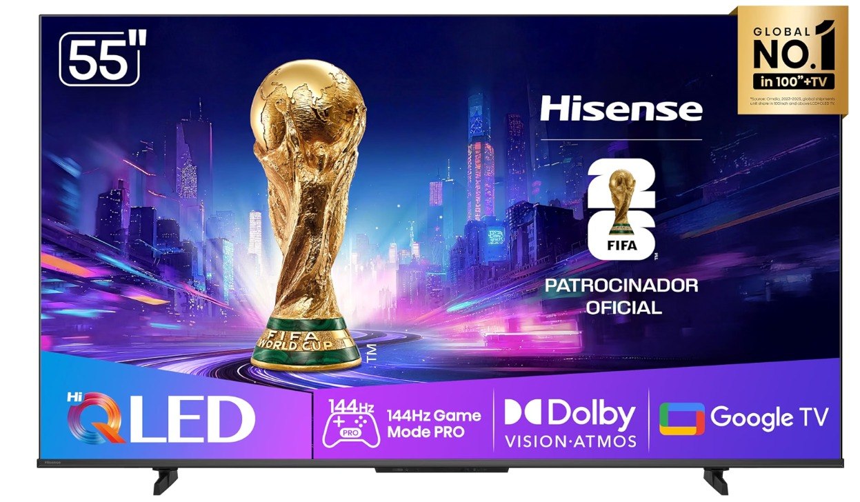 Hisense Smart TV UHD 4K HI-QLED 55" Polegadas 55Q7QG