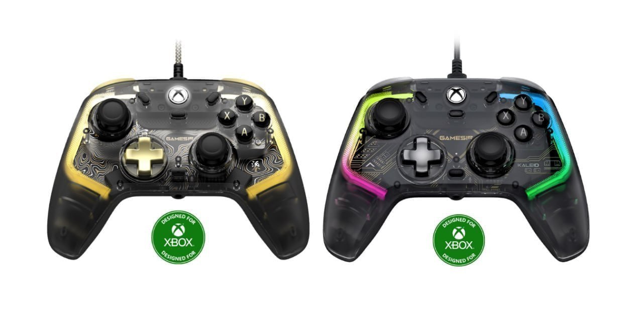Controle Com fio GameSir Kaleid Flux Hall Effect Para PC Xbox Series X Xbox Series S Xbox One
