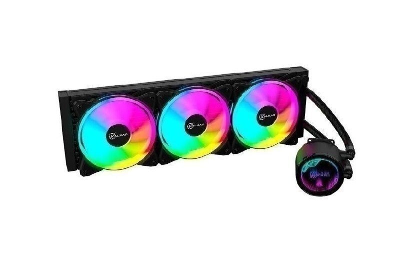 Water Cooler Kalkan Iota V2 360 Rgb 360mm Tdp 280w Preto