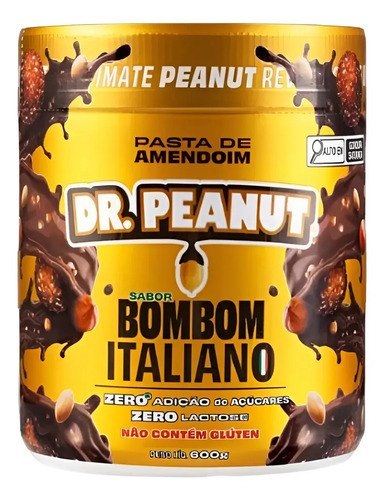 Pasta Dr Peanut Imediato! Sabor BOM ITALIANO