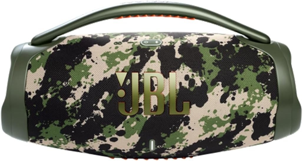 Caixa de Som JBL Boombox 3 Bluetooth Camuflada, À Prova D'água e Poeira