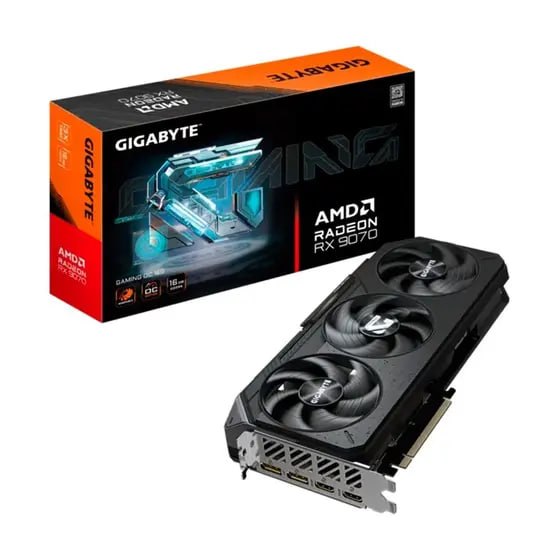 Placa de Vídeo Gigabyte RX 9070 Gaming AMD Radeon