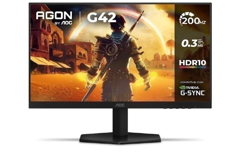Monitor Gamer AOC AGON G42 24" 200Hz 0,3ms IPS 24G42HE