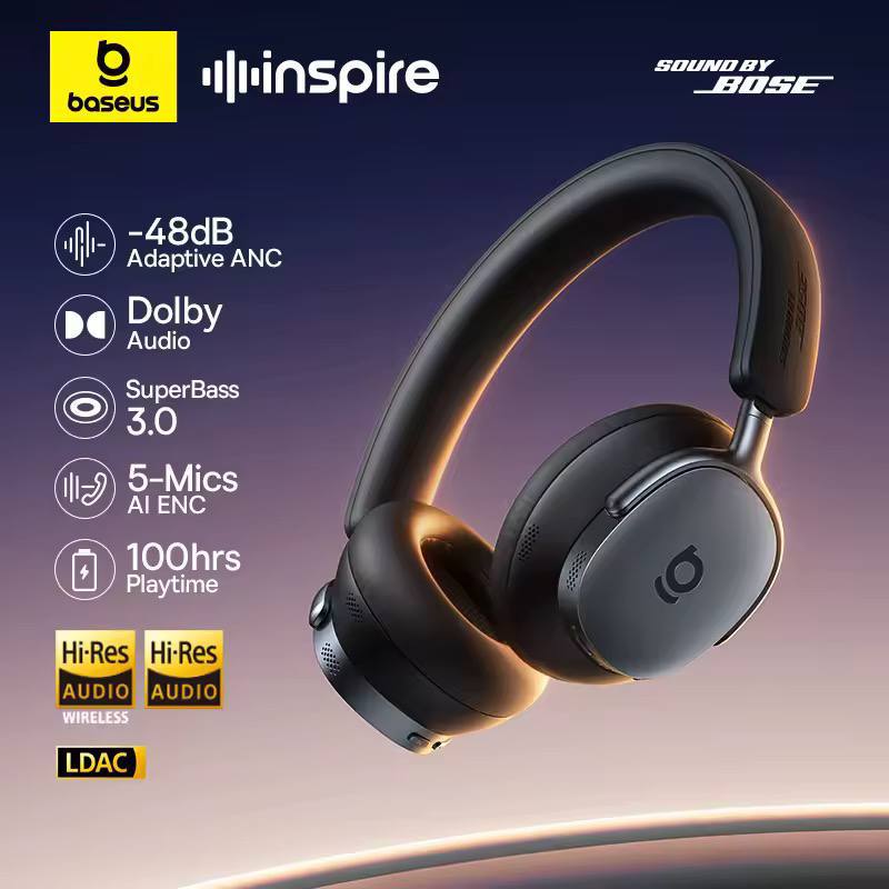HEADPHONE PREMIUM BASEUS INSPIRE XH1 SOUND BY BOSE ANC
