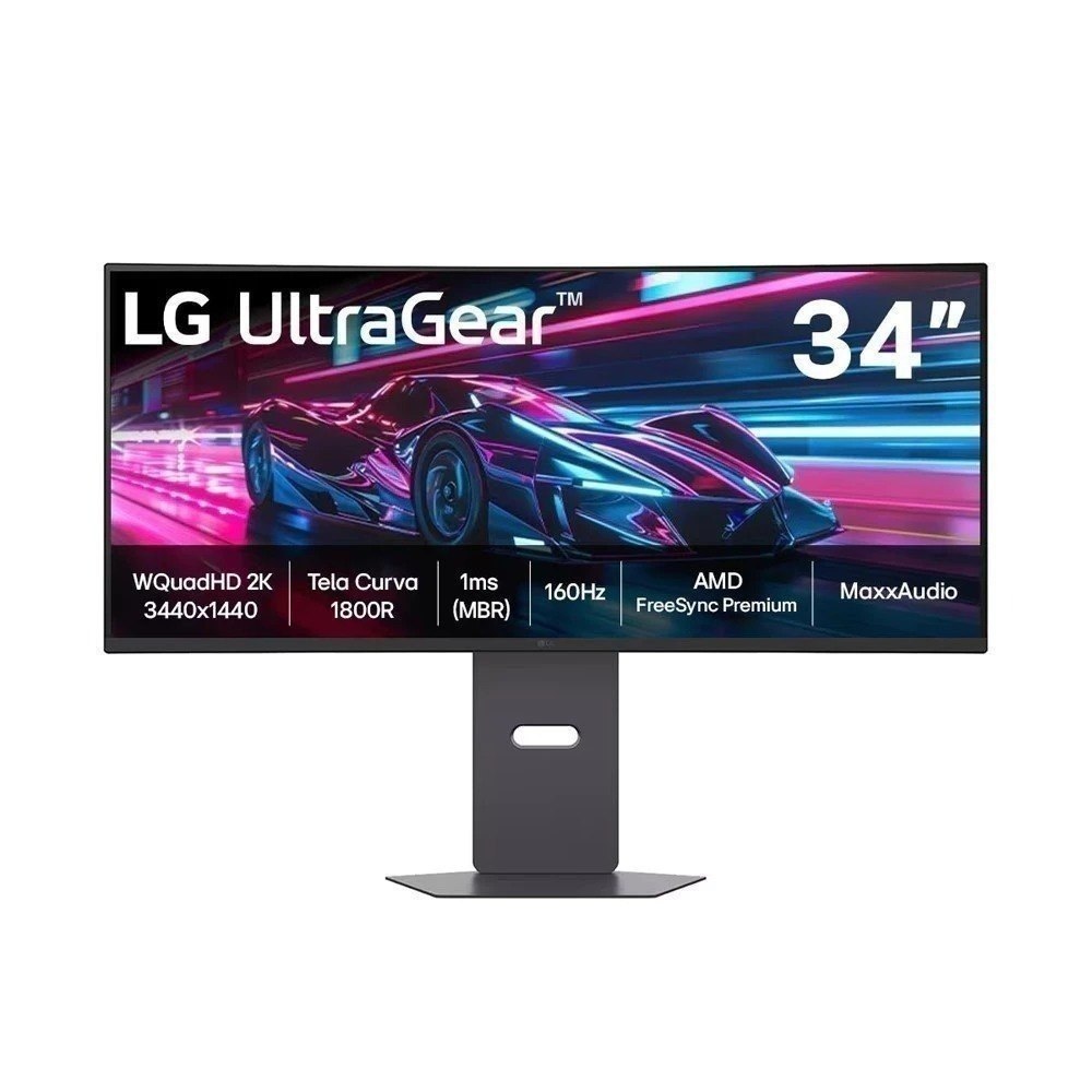 Monitor Gamer LG UltraGear Curvo 34G600A-B 34 QuadHD 2K