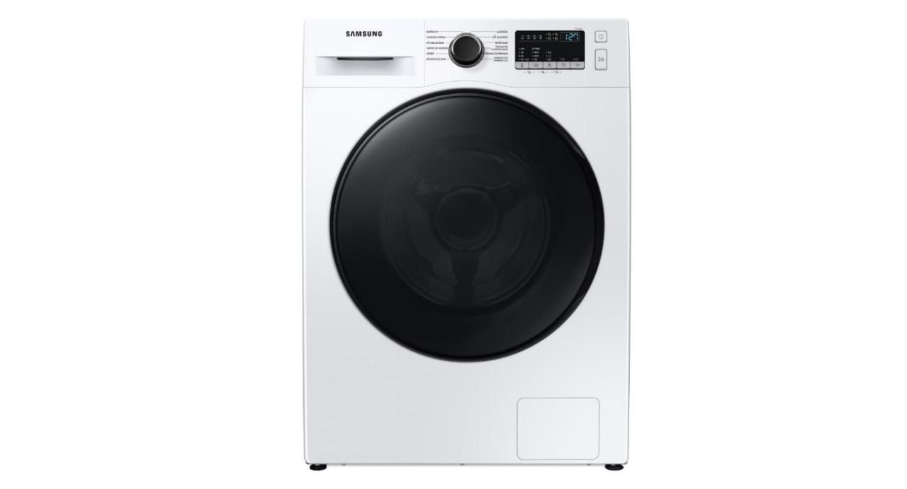 Samsung Lavadora de Roupas Digital Inverter Porta Black WW11T Branca 11kg 127V
