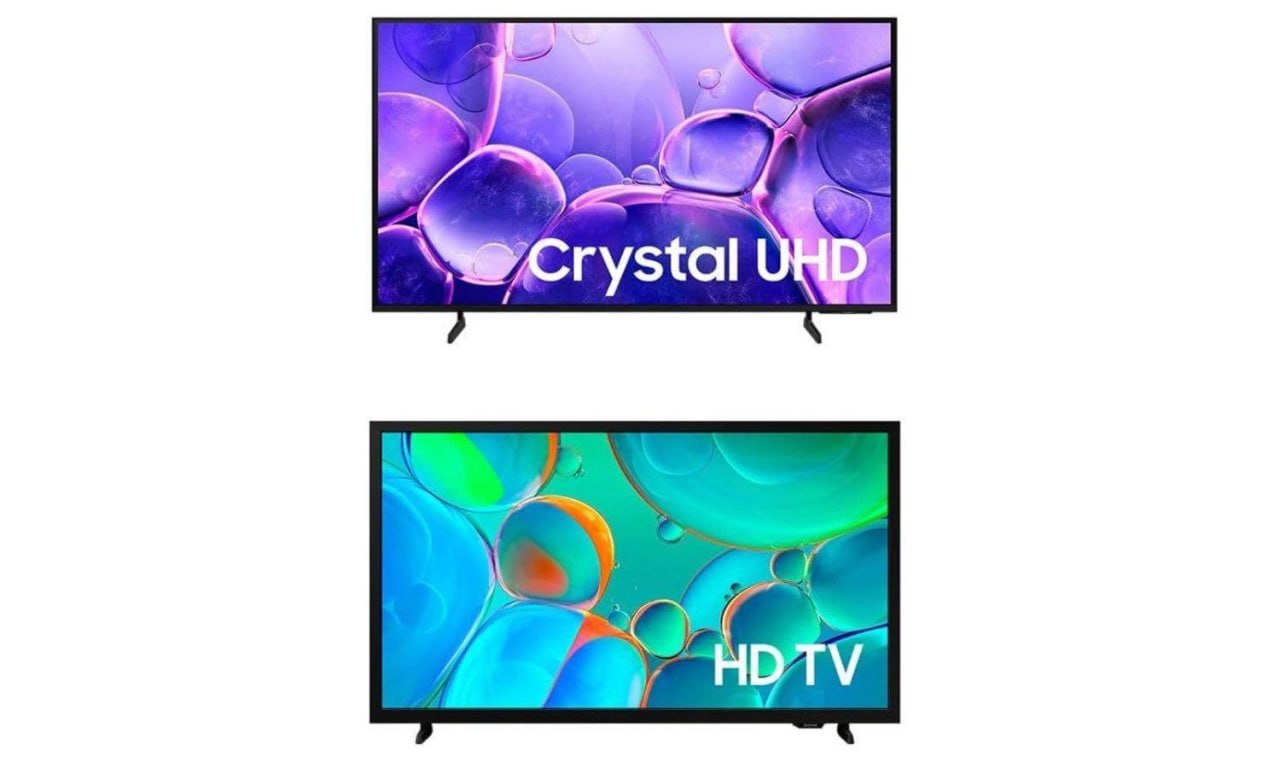 Smart TV 55" Crystal UHD 4K U8100F + Smart TV 32" HD H5000F