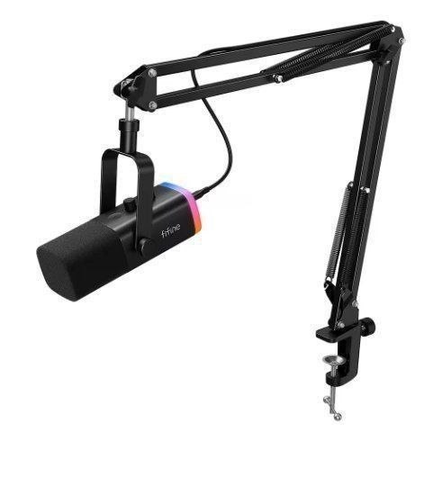 Kit Microfone FIFINE AM8T XLR e USB Com Braço Articulado do Brasil - shhhide