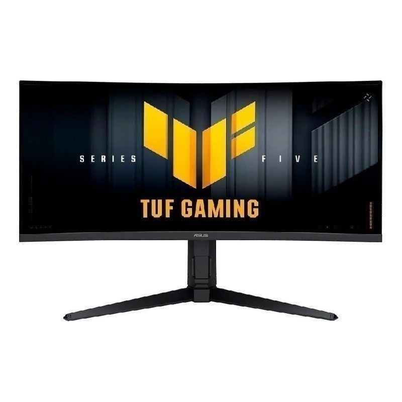 Monitor Gamer Curvo ASUS TUF 34"", WQHD, 250Hz, 0.5ms, Fast VA, FreeSync Premium, Altura Ajustável, Som Integrado