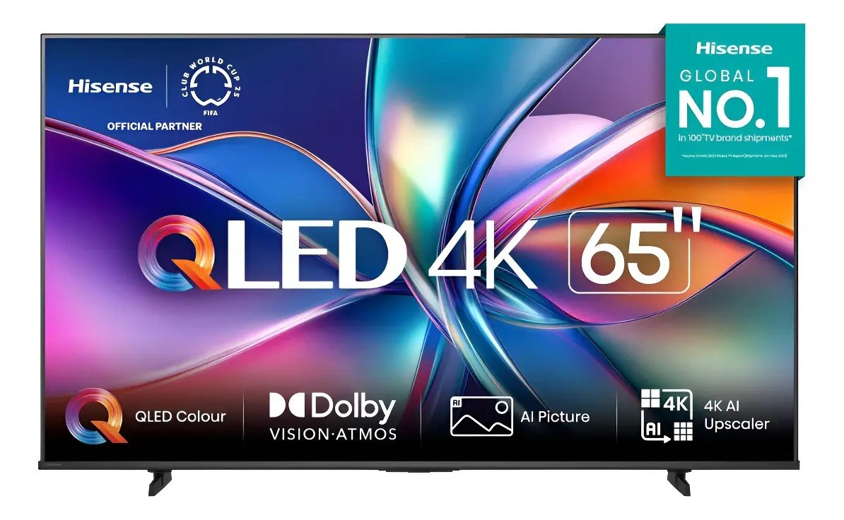 Smart Tv 65 4k Uhd Qled 65q6qv Hdr10 Dolby Hisense