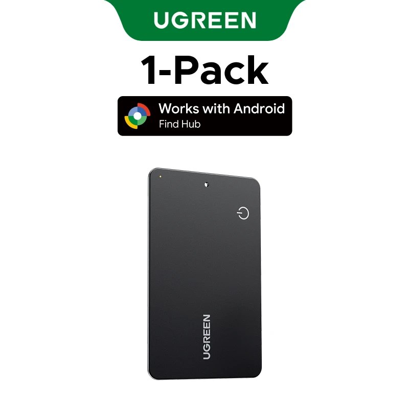 UGREEN Google Tracker, Android Tracker Tags, Bluetooth Tracker, Smart Tag Tracking Device, Item Finder for Keys, Wallet, Luggage, Pets,