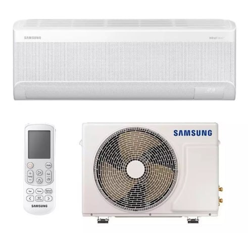 Ar Condicionado Samsung Split Hi Wall Inverter Windfree Ai 12.000 Btu Frio AR12DYFAAWKNAZ 220V