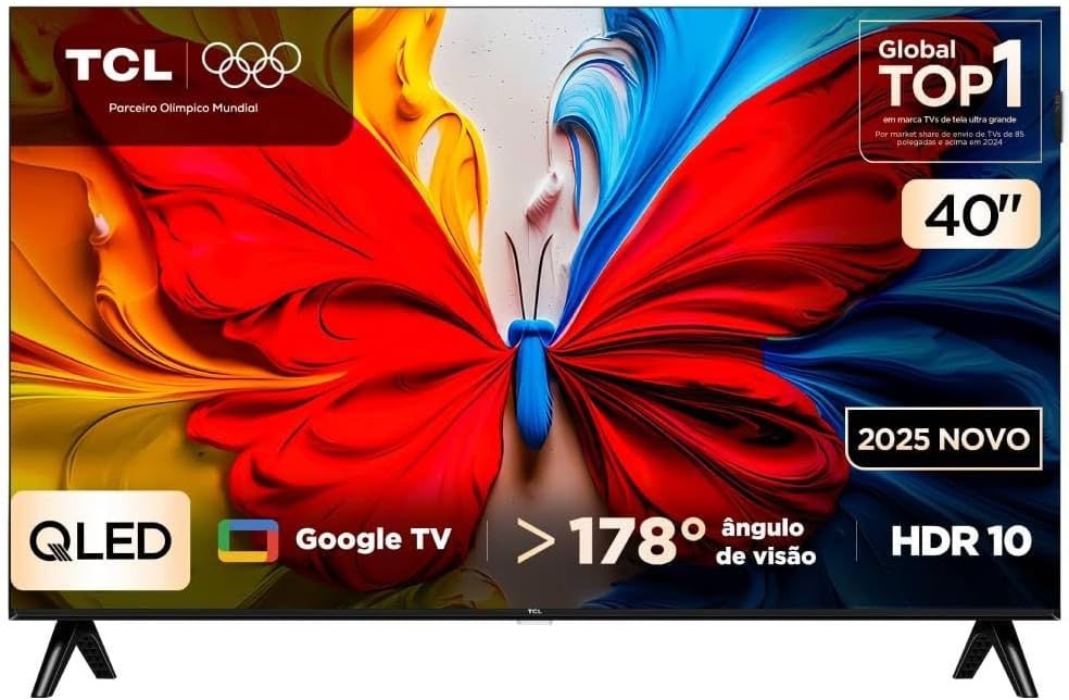 TCL Smart TV 40 Polegadas HD QLED