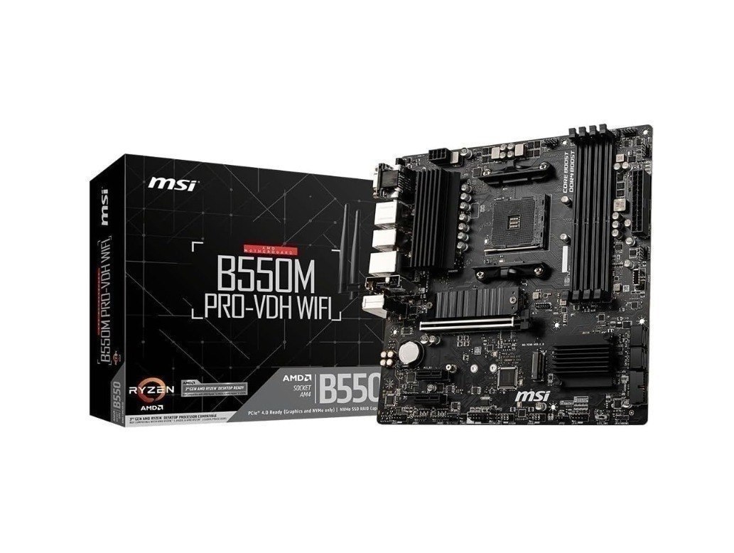 Placa-Mãe MSI B550M PRO-VDH WIFI