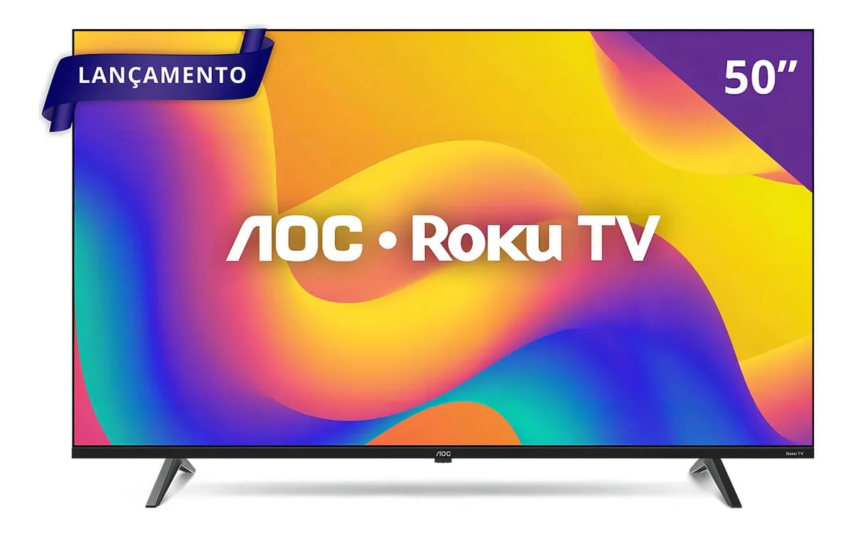 Smart Tv AOC 50” 4K UHD Roku Tv WIFI HDR10