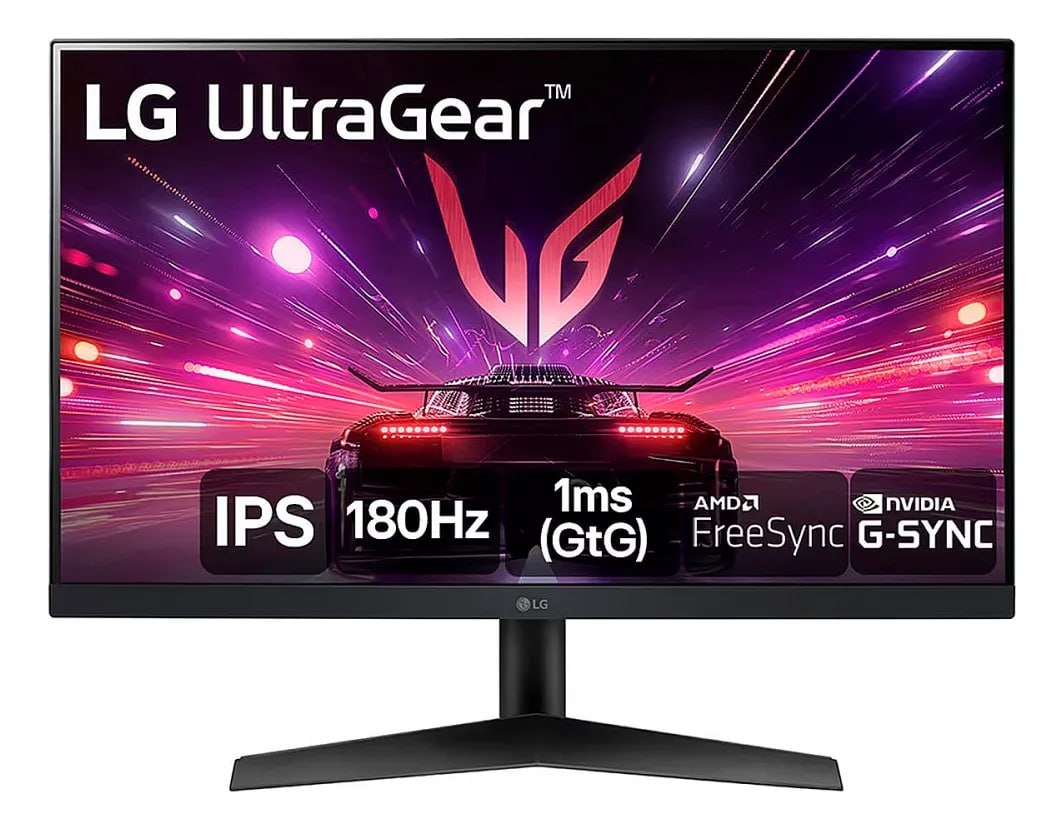 Monitor Gamer LG UltraGear 24” 24GS60F-B IPS Full HD 180Hz 1ms