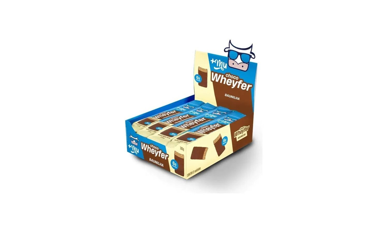 Mu Chocowheyfer Baunilha 6g proteína- Display 12 Un