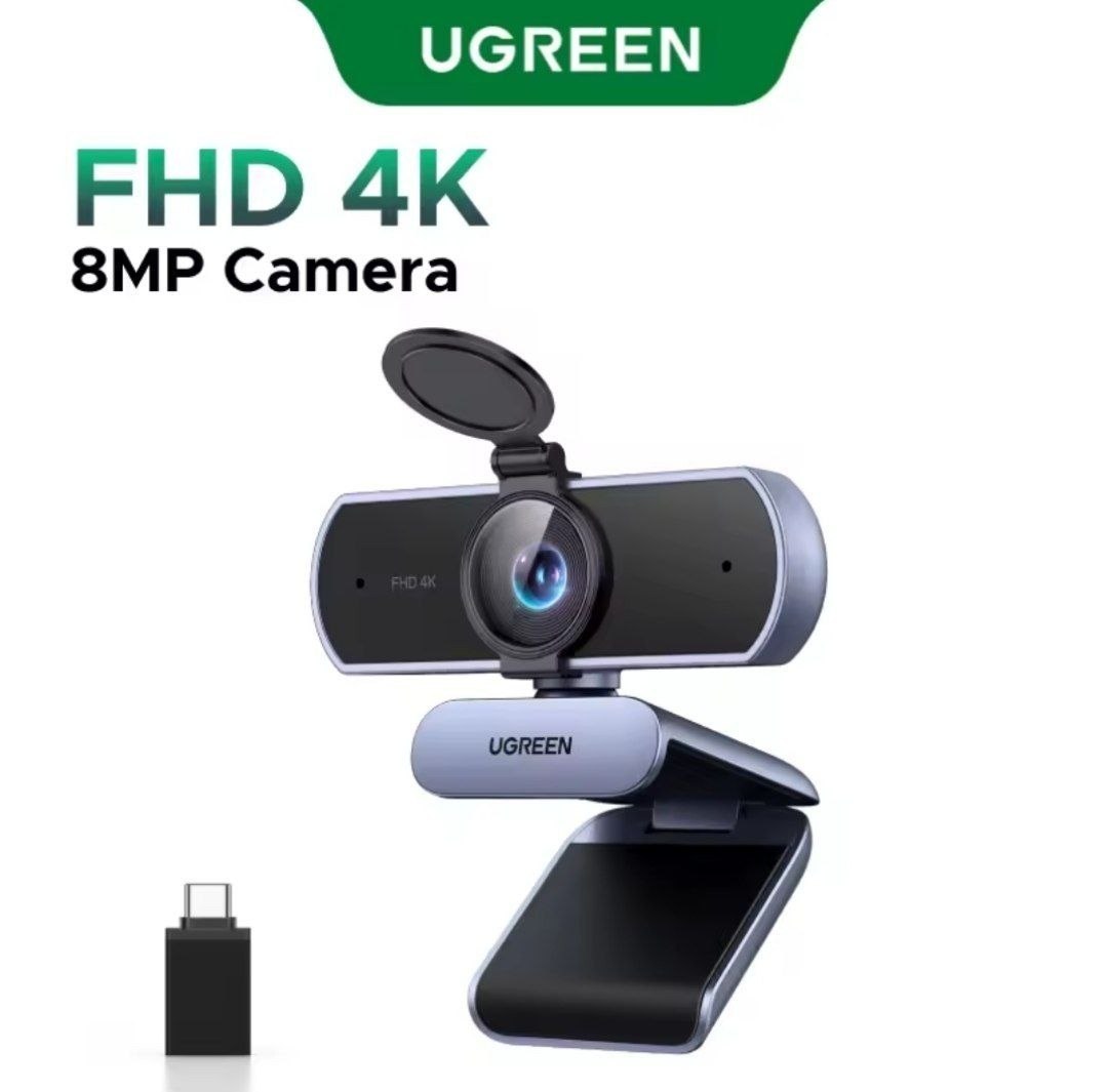 Webcam UGREEN 4K FHD 1080P 8MP para PC
